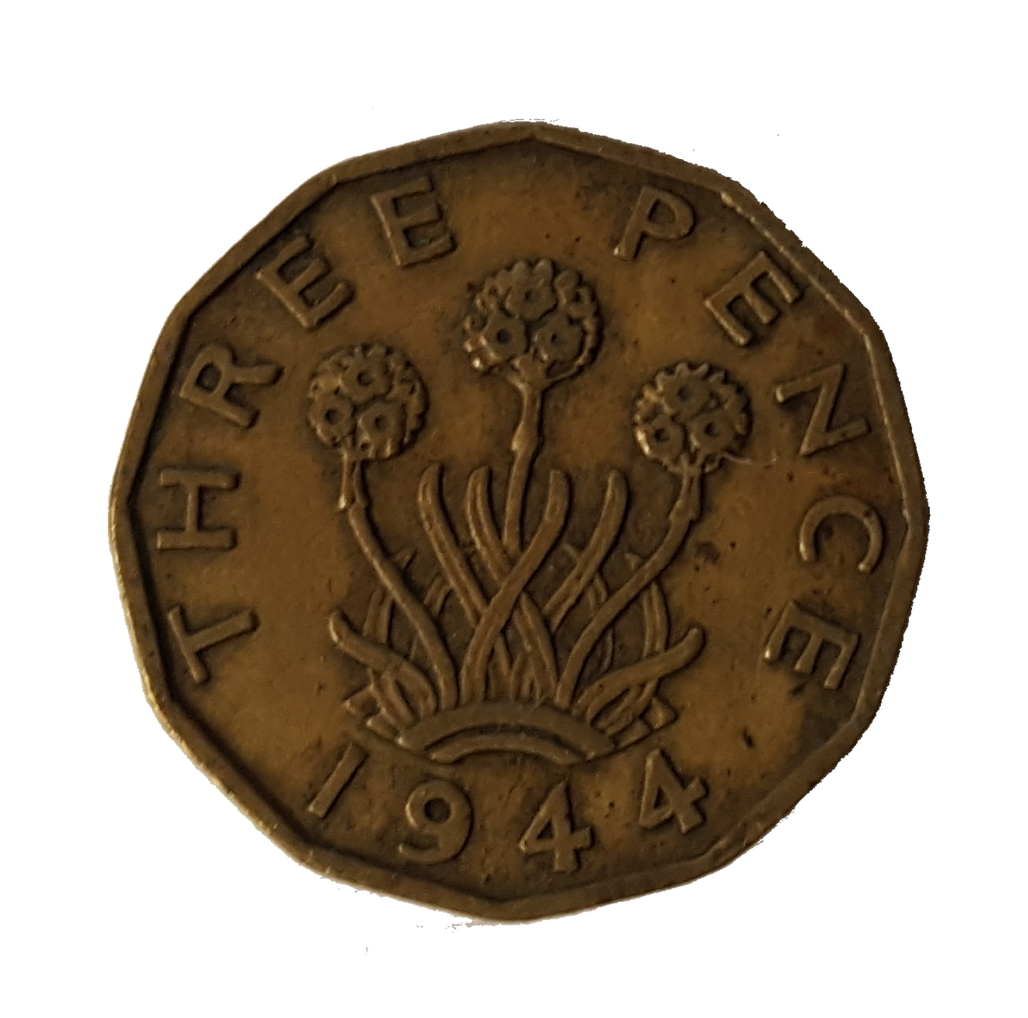 threepence 1944