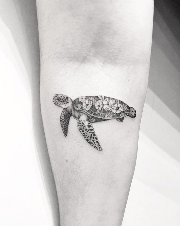 sea turtle tattoo