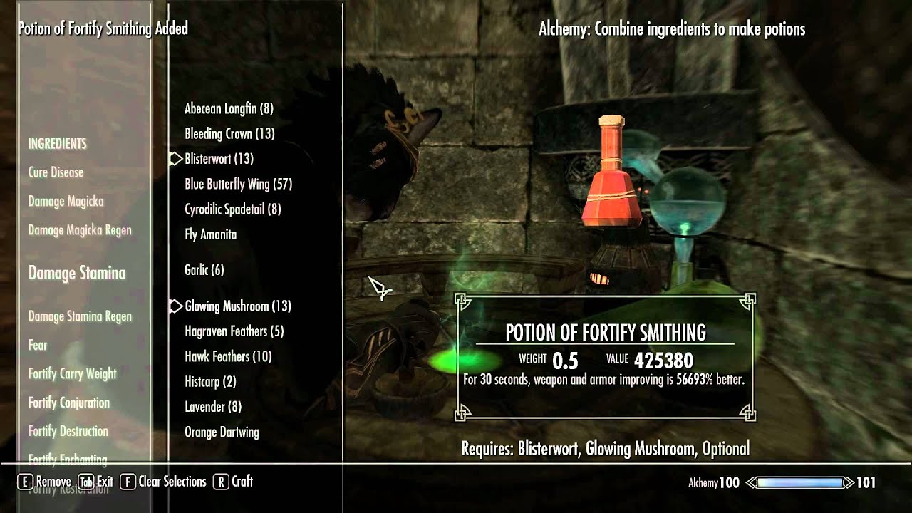 skyrim alchemy exploit