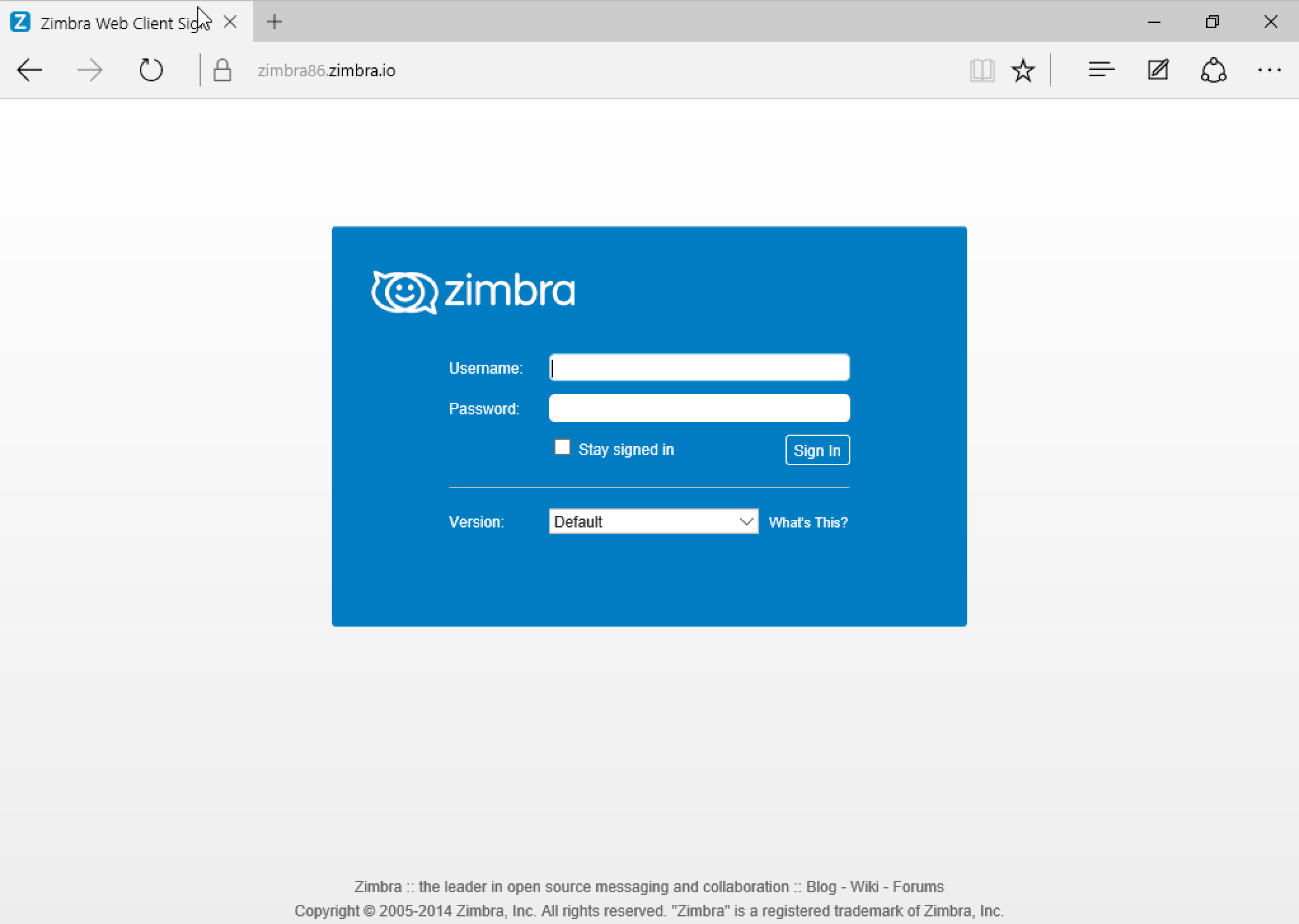 zimbra csf