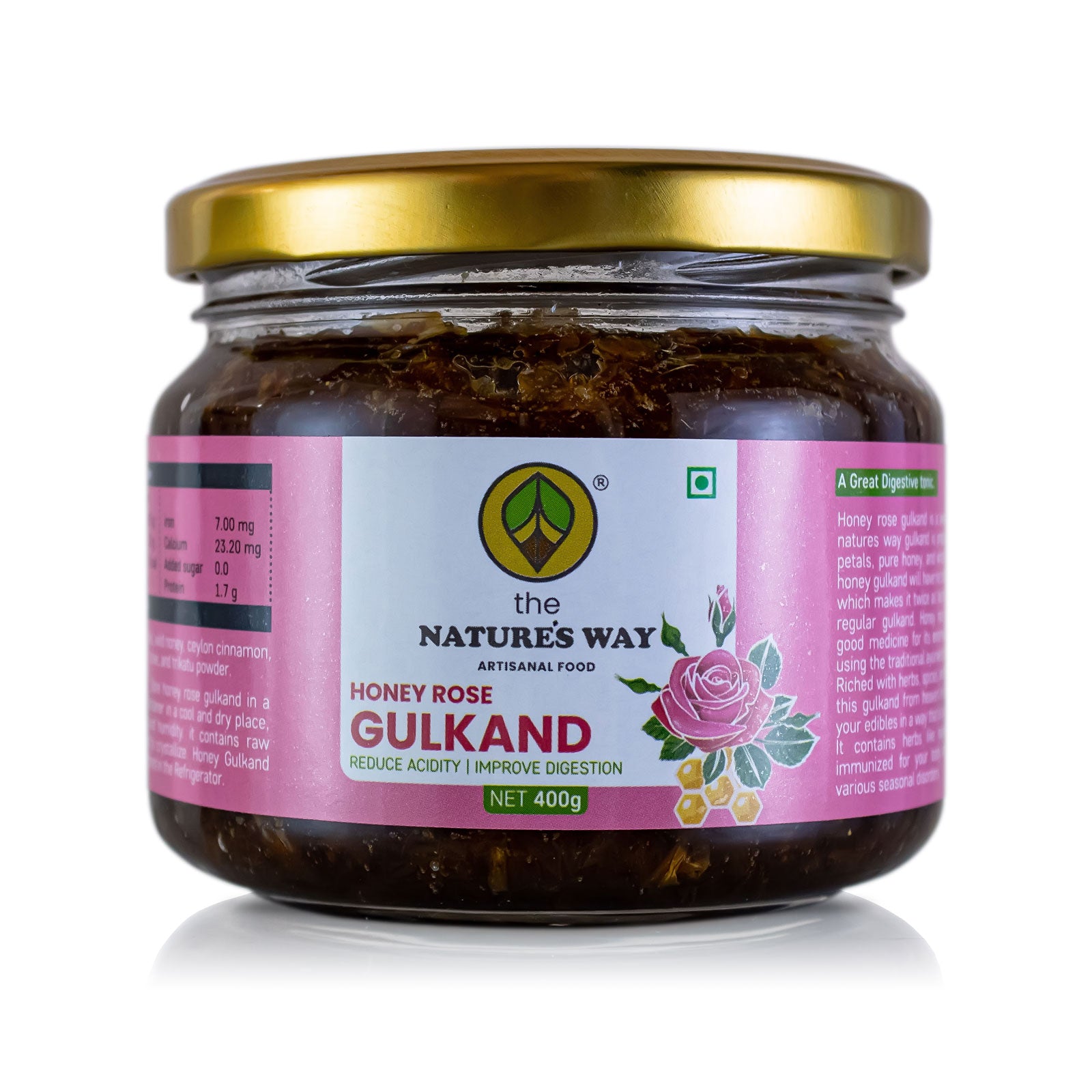 organic gulkand without sugar