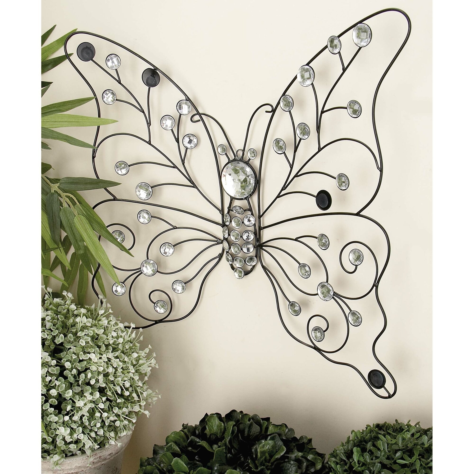 metal butterfly wall decor