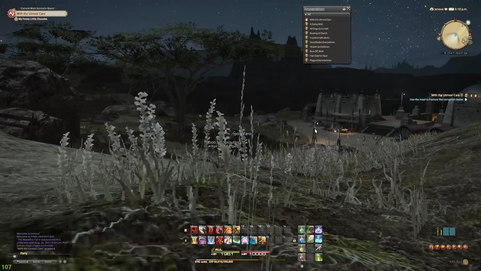 ff14 stuttering