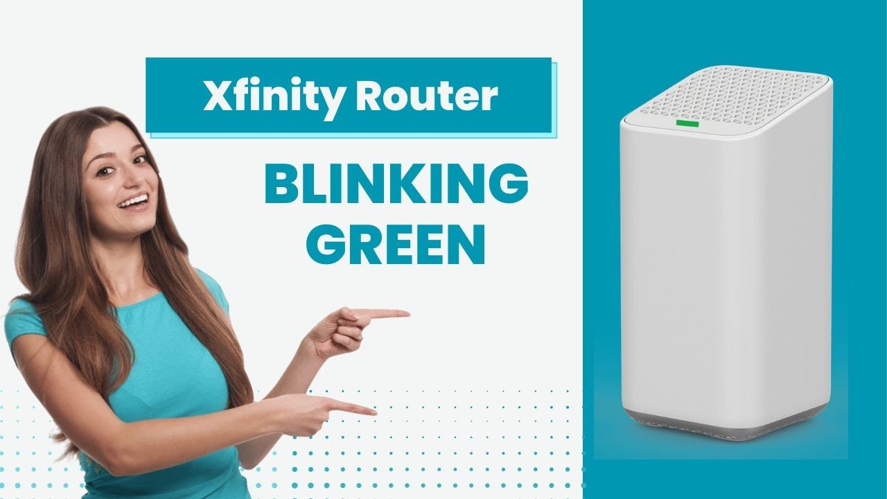 xfinity box flashing green