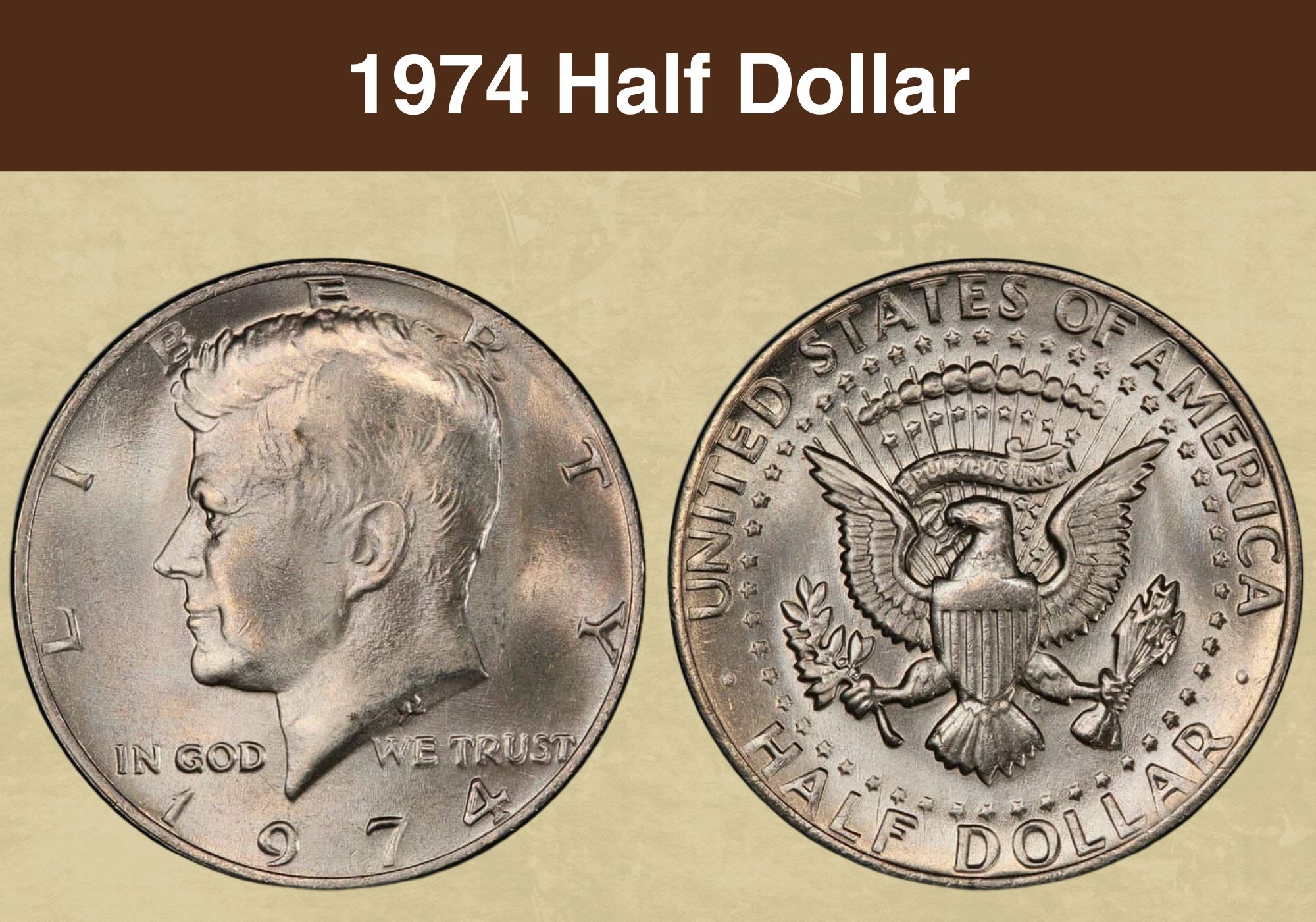 half dollar coin value 1974