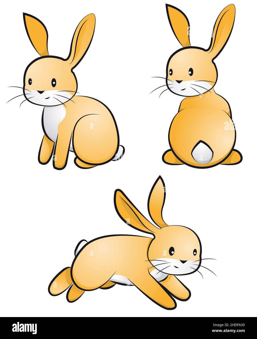 rabbits dibujos