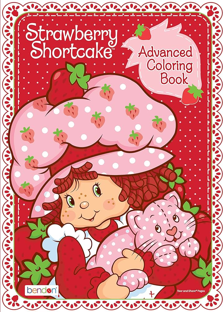 strawberry shortcake coloring book