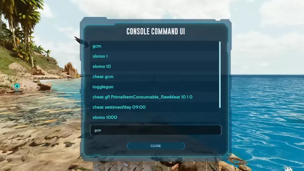 console ark commands