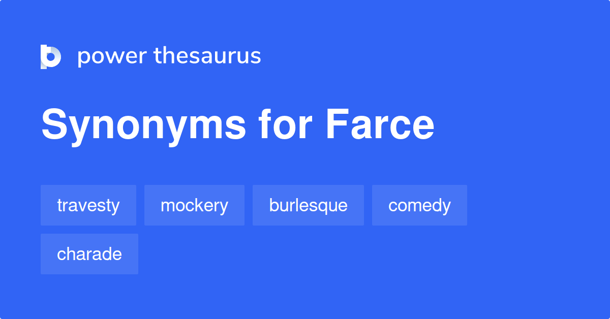 synonym farce