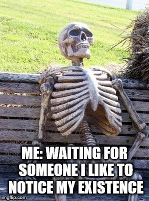 skeleton waiting meme