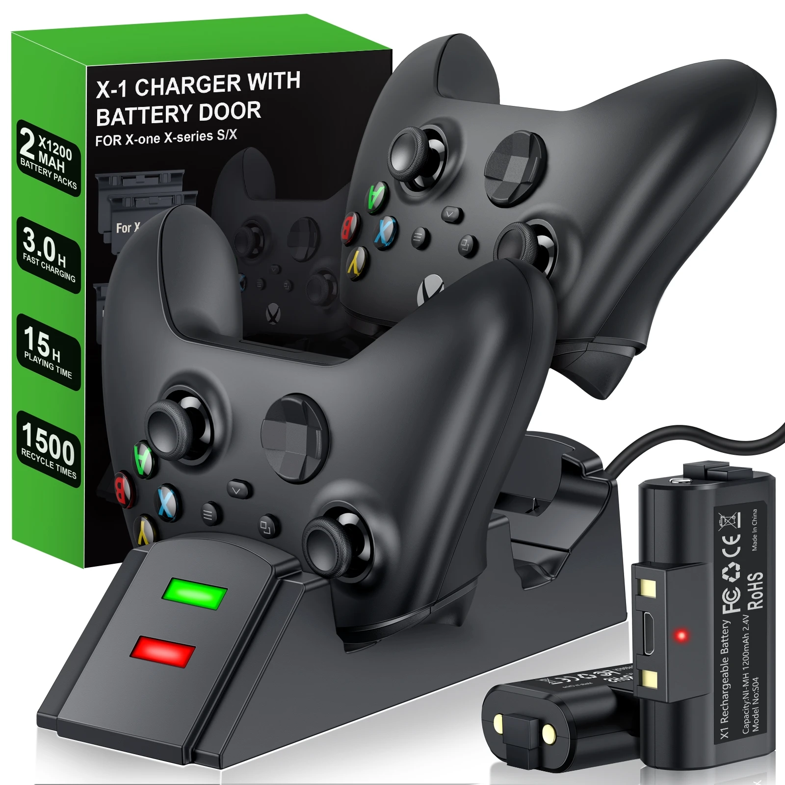 xbox controller battery pack and charger