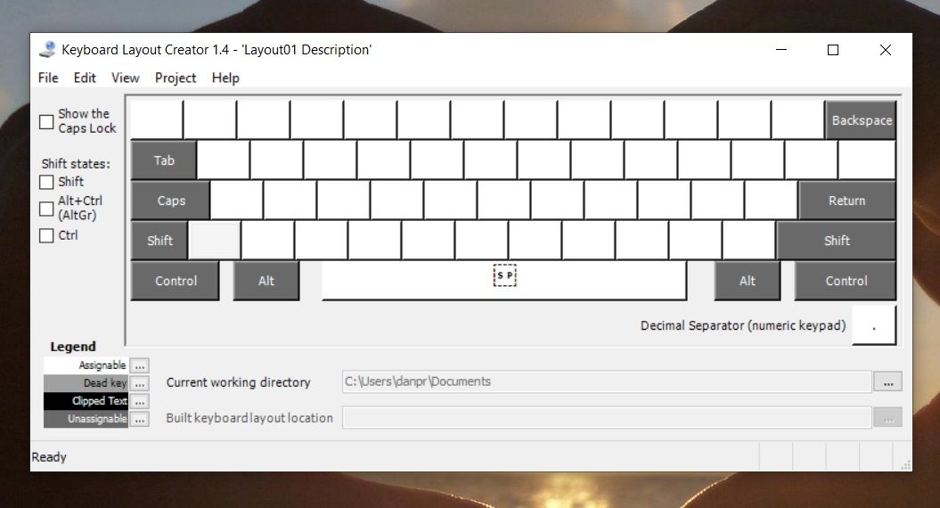 make your own keyboard layout