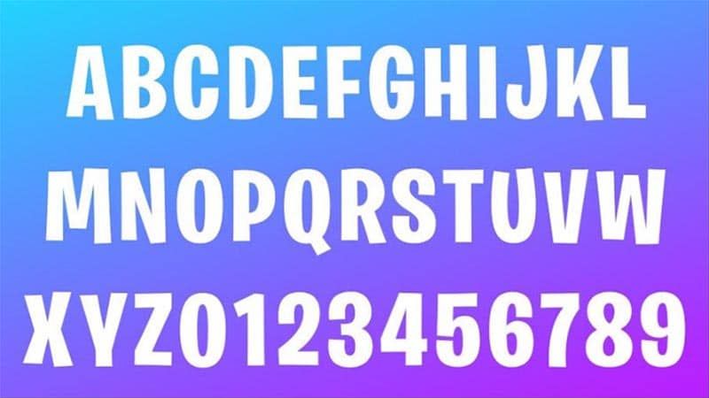 fortnite fonts