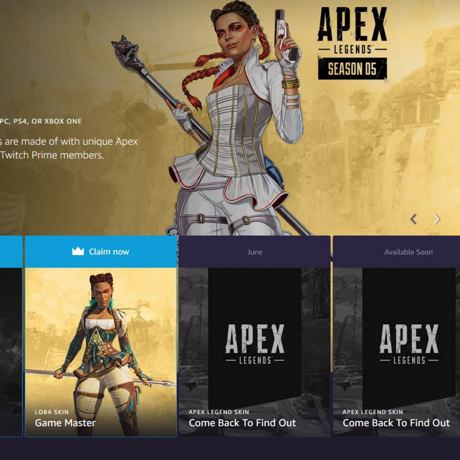 apex twitch prime