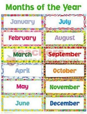 free printable months of the year labels