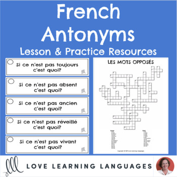 french antonyms dictionary