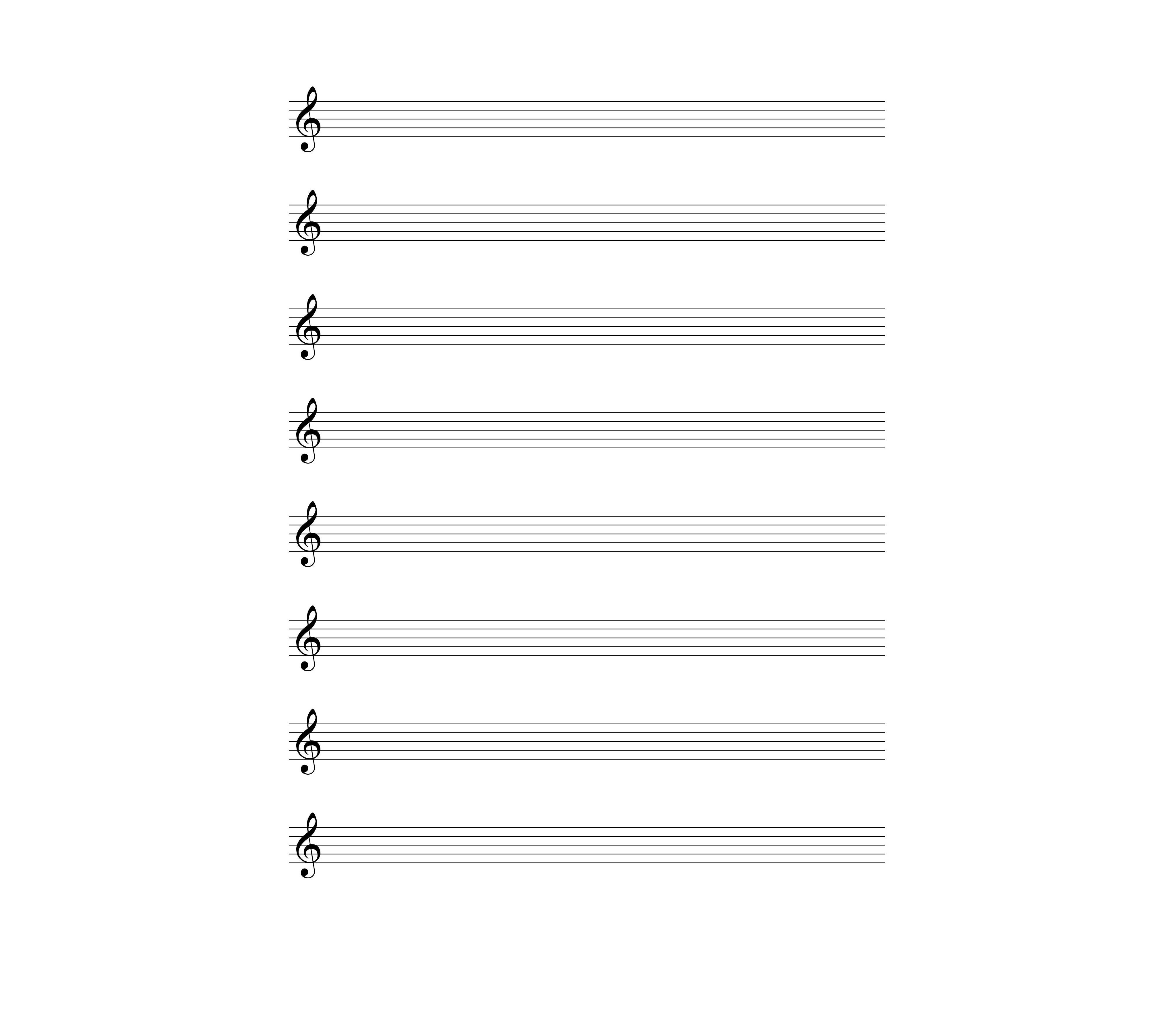 empty sheet music pdf