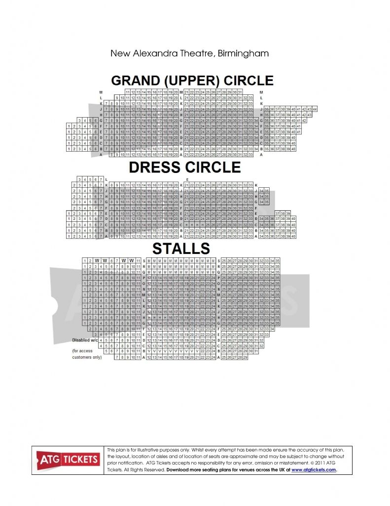 royal alexandra theater seating plan