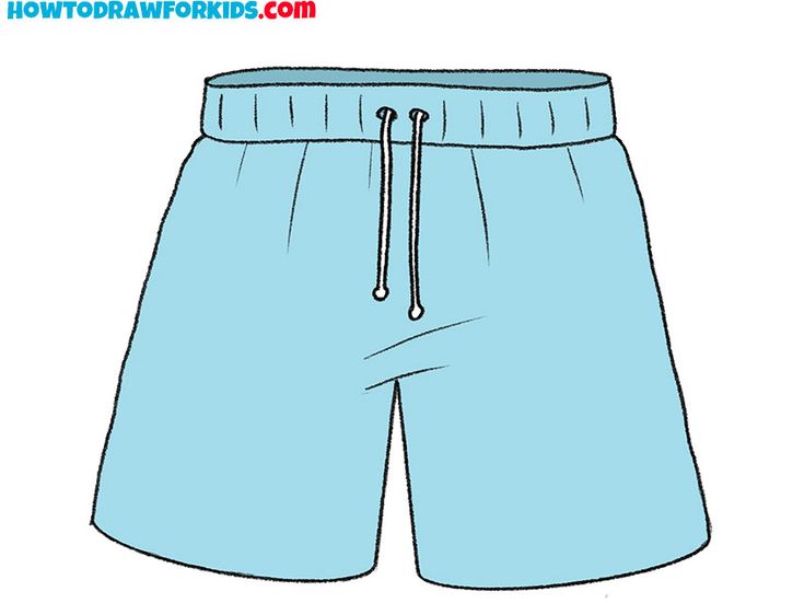 how to draw shorts