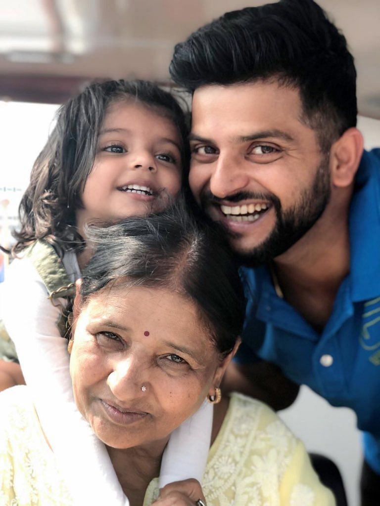 suresh raina family images