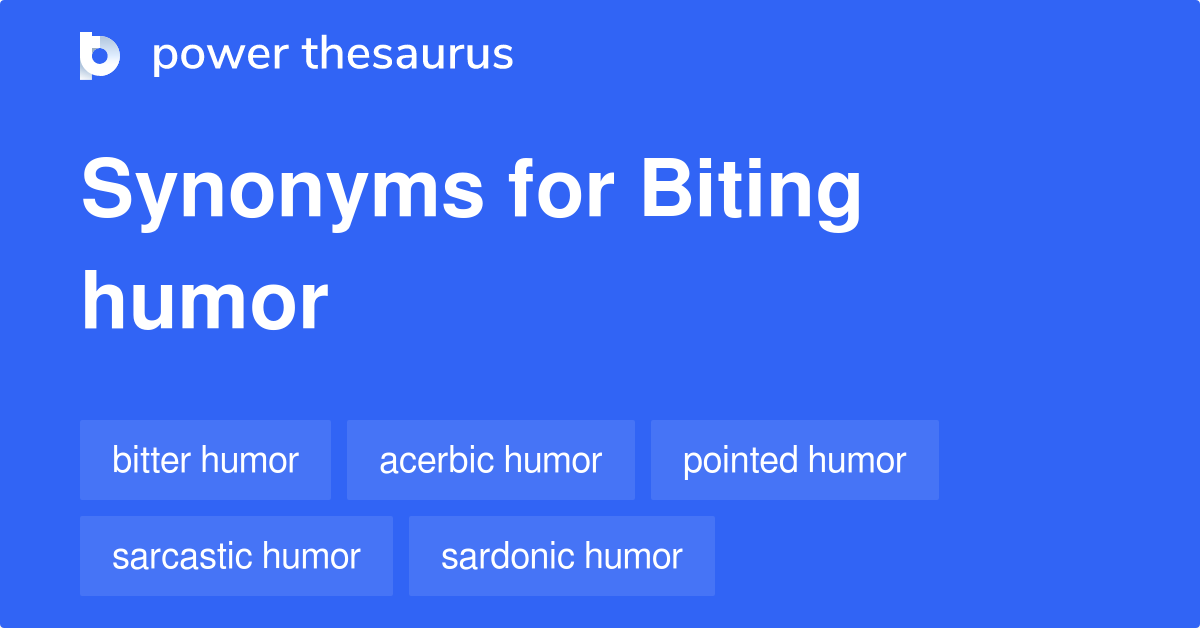 sense of humor thesaurus