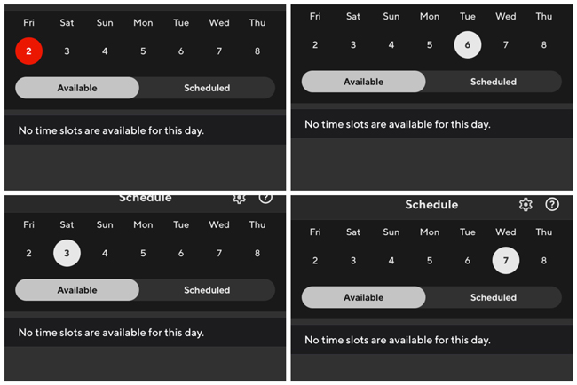when do doordash schedules drop