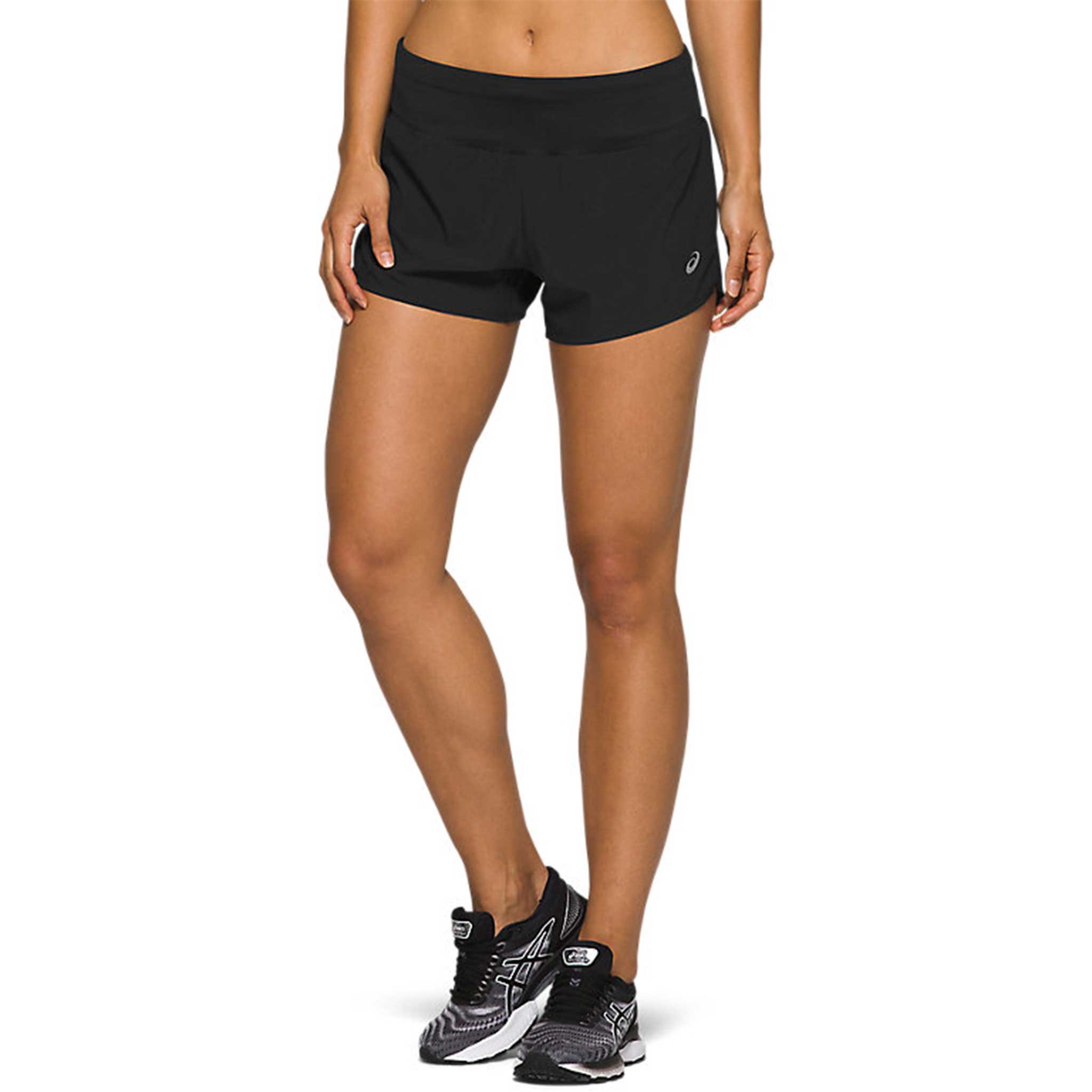 asic running shorts