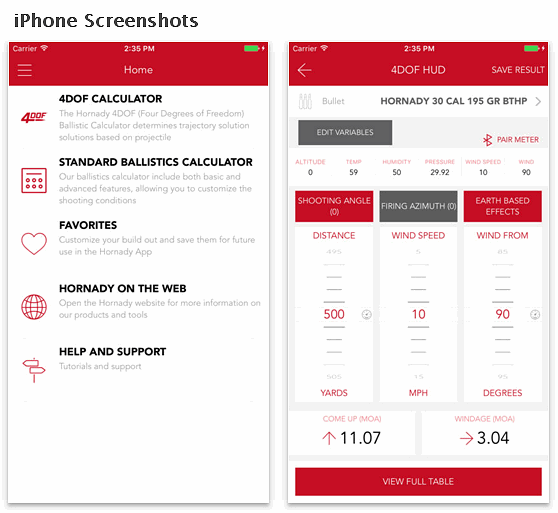 hornady ballistic app