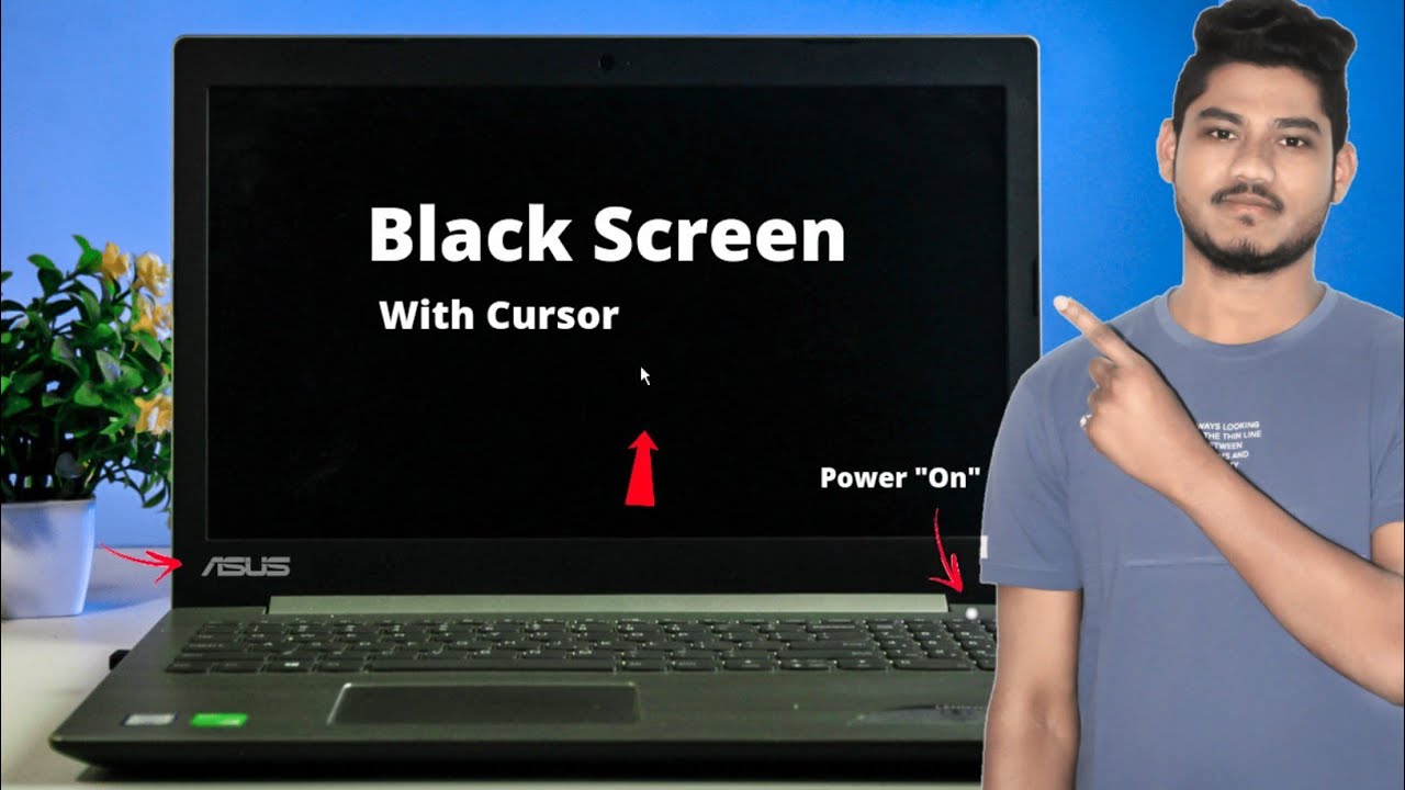 how to fix a asus laptop black screen