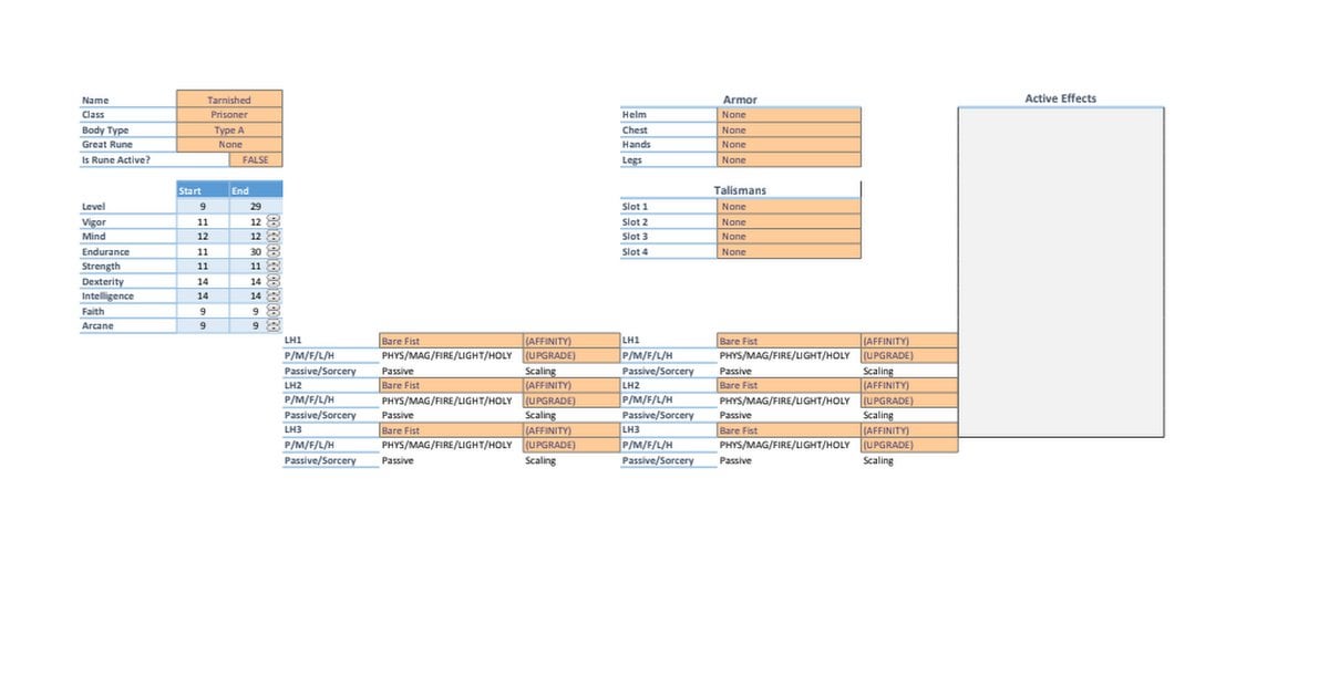 elden ring starting class optimizer