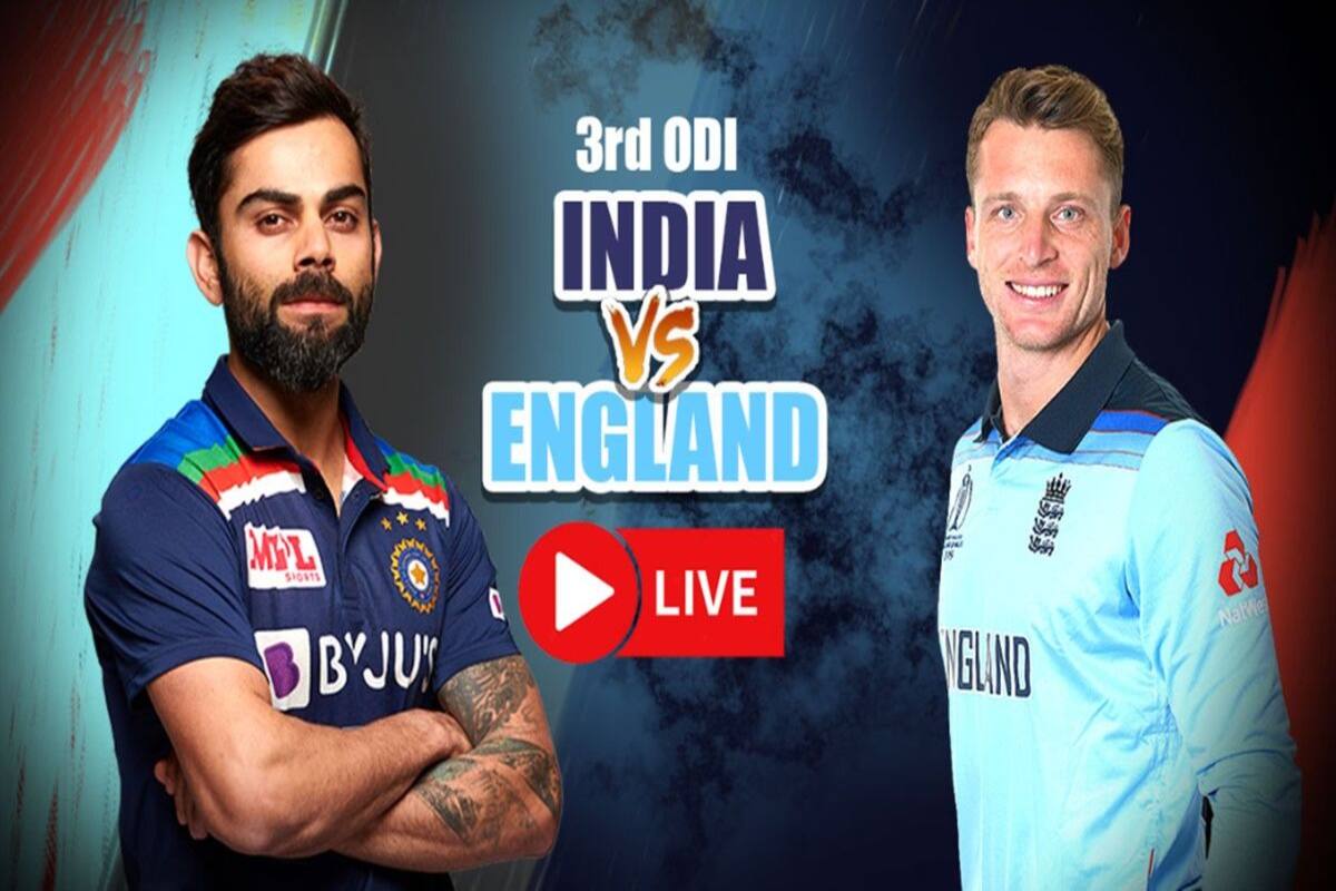 india vs england 3rd odi live score 2021