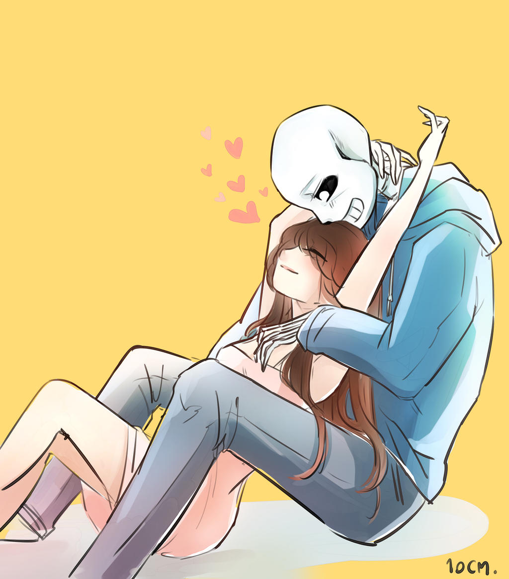 frisk x sans