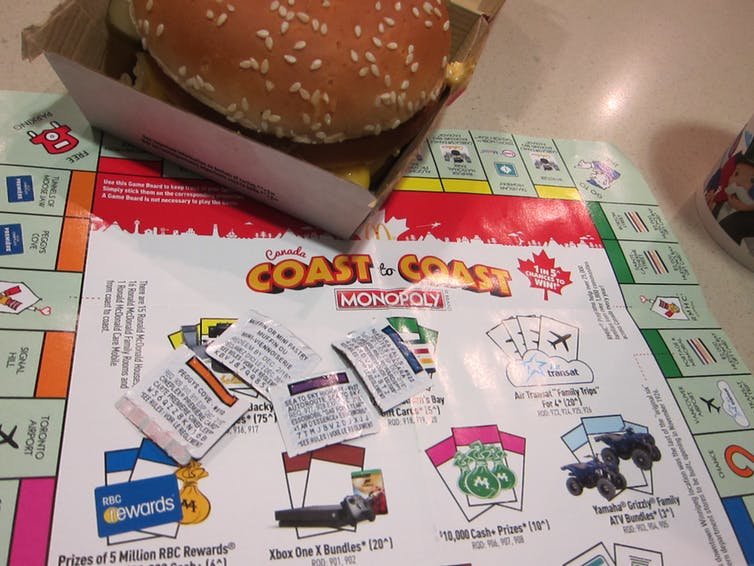 canada mcdonalds monopoly