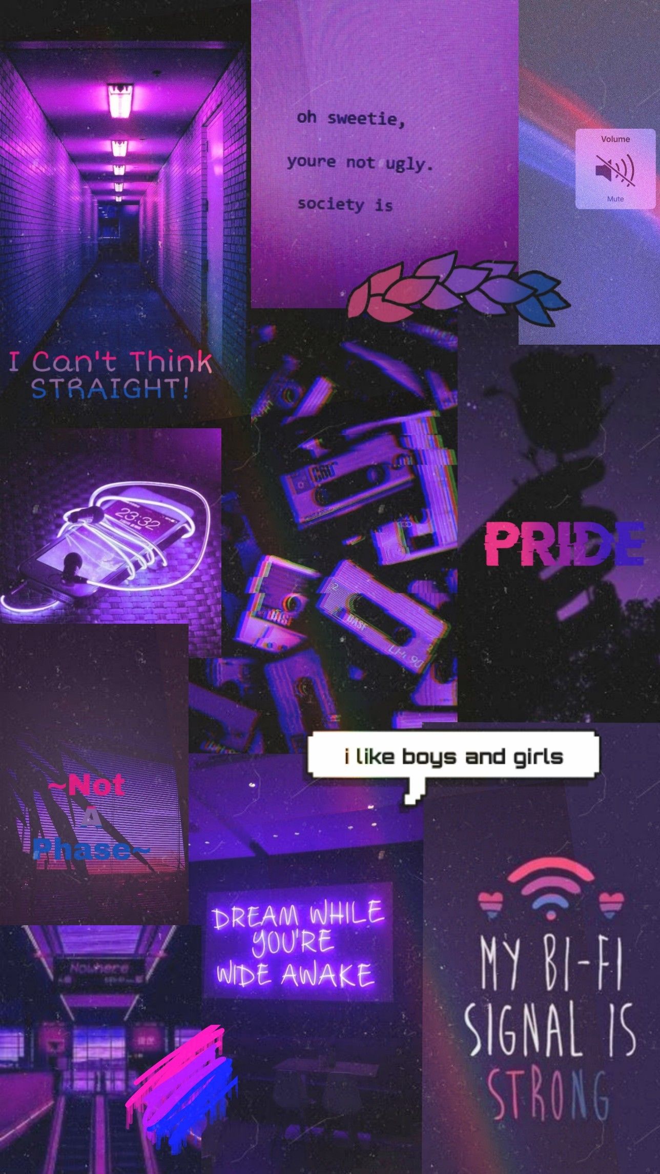 aesthetic bisexual wallpapers