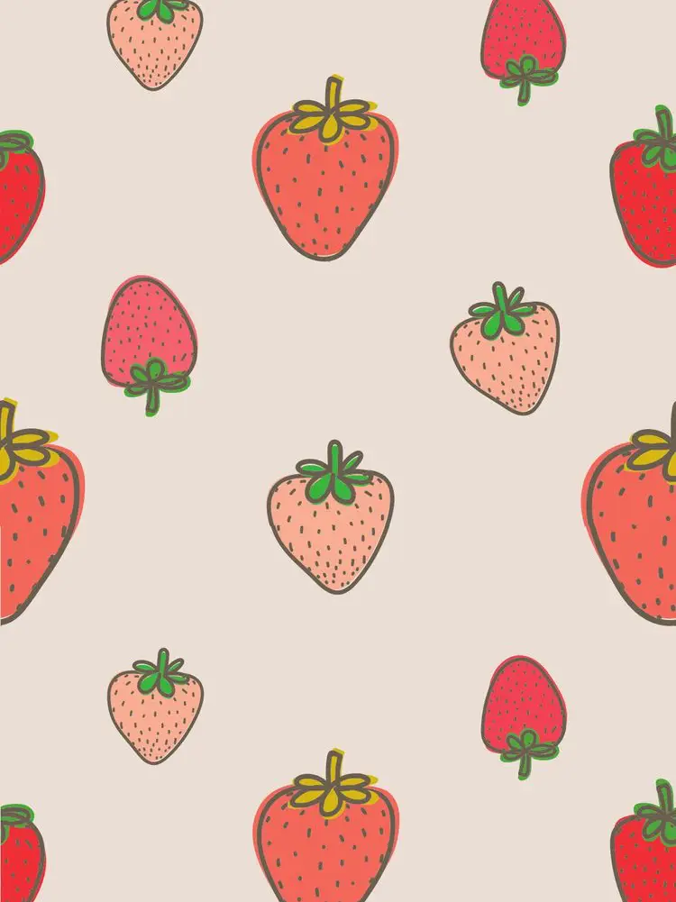 aesthetic wallpaper strawberry