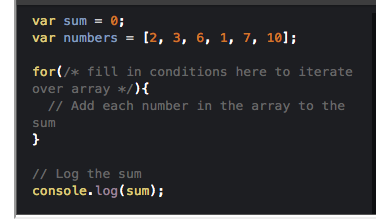 sum array javascript