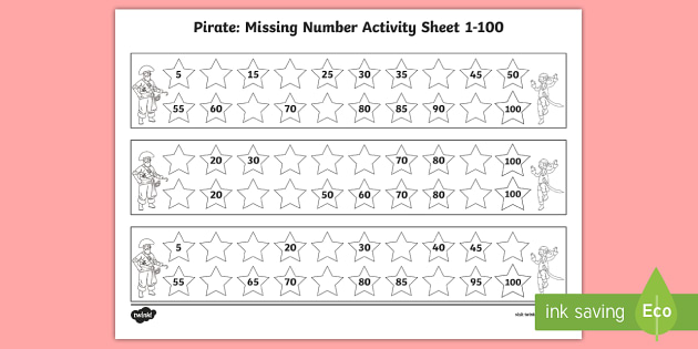 numbers to 100 worksheet