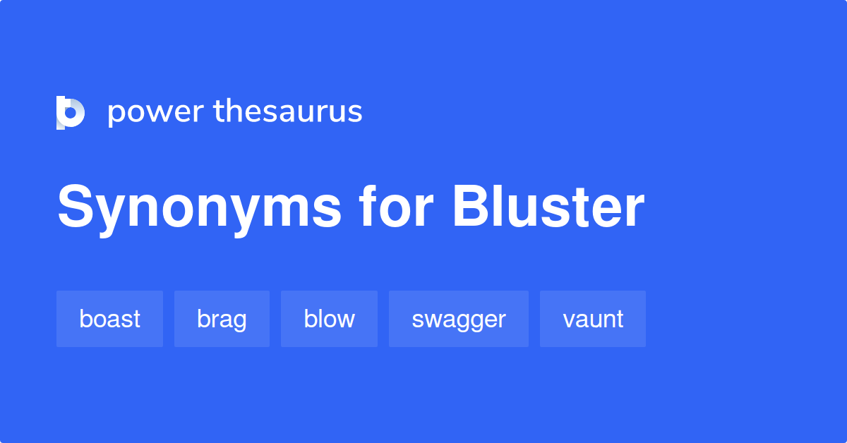 bluster synonym