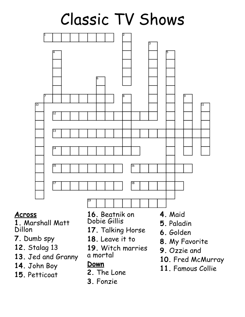 tv interview excerpt crossword clue