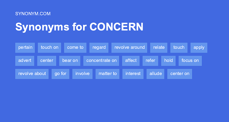 concern synonyms