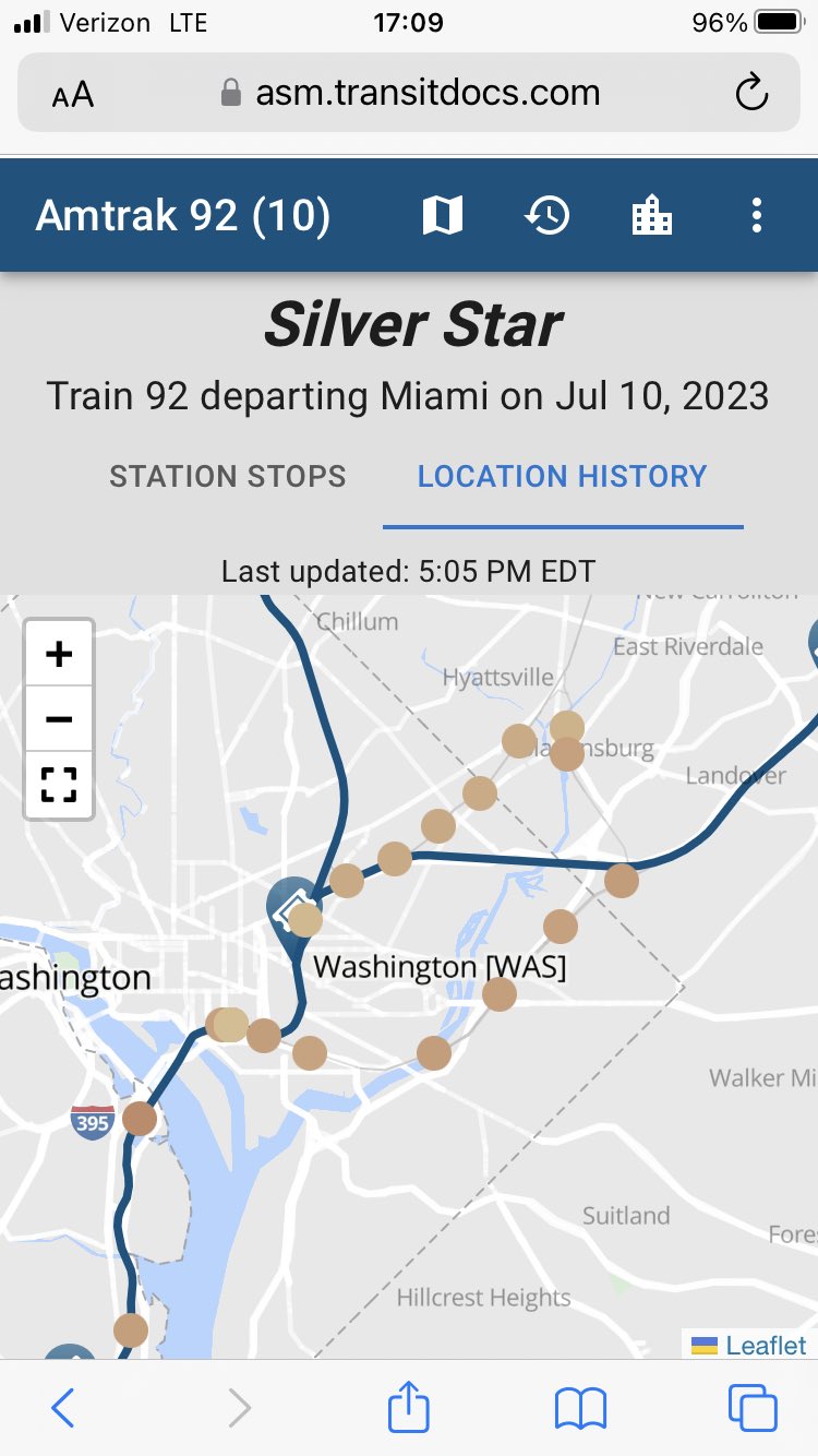 amtrak train 92 status