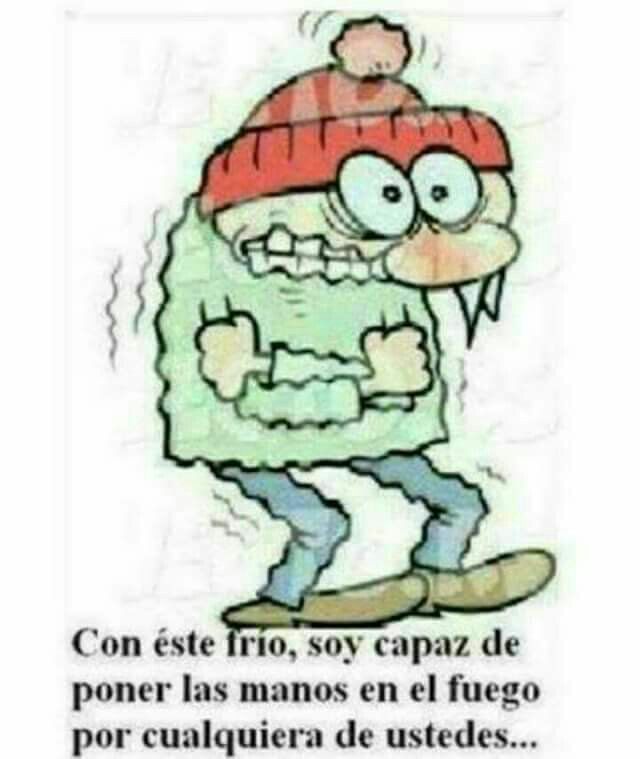 frases sobre el frio graciosas