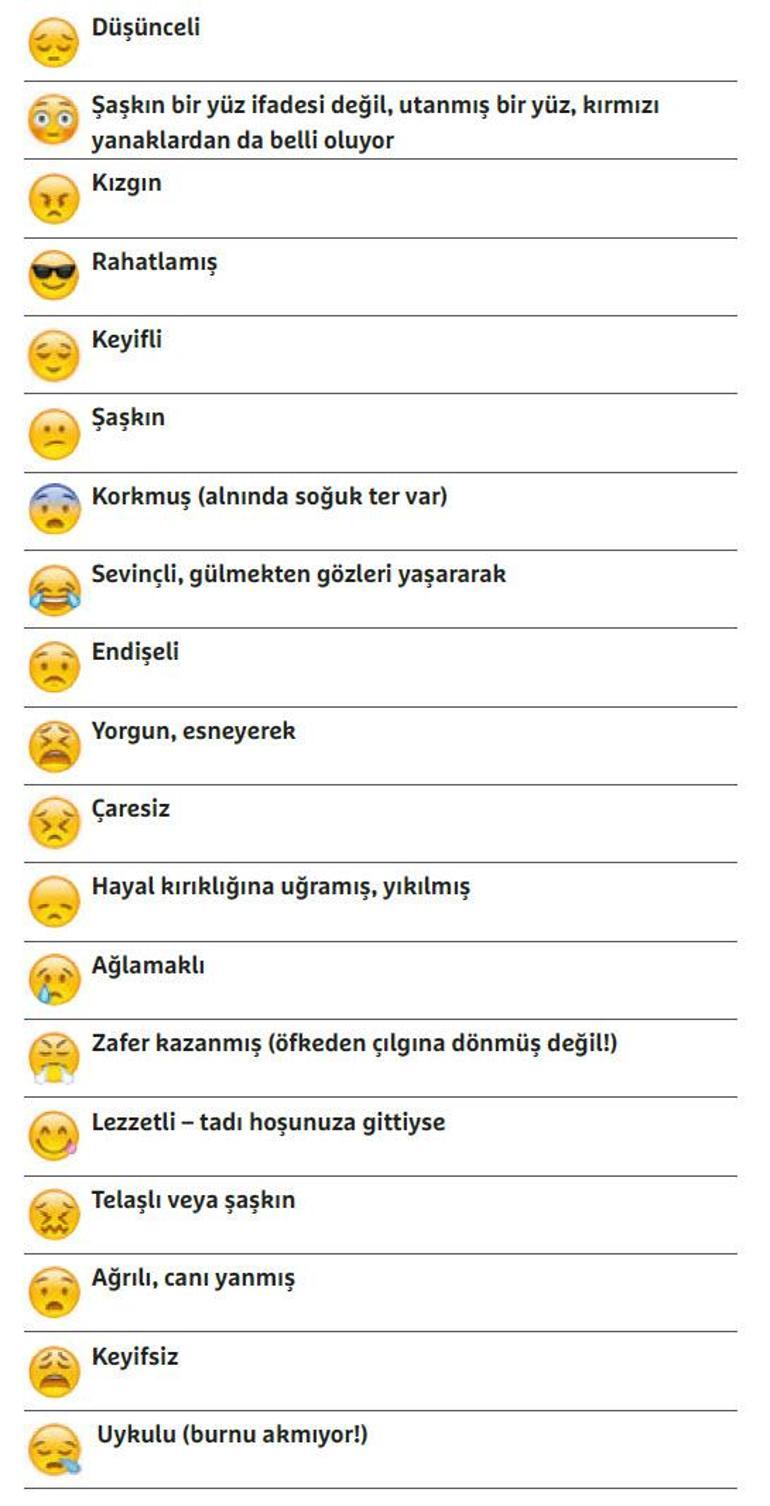 instagramdaki emojilerin anlamları