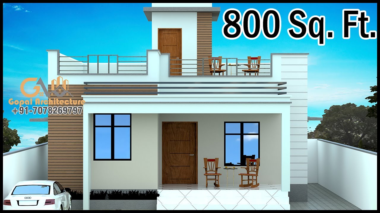 800 sq ft home design