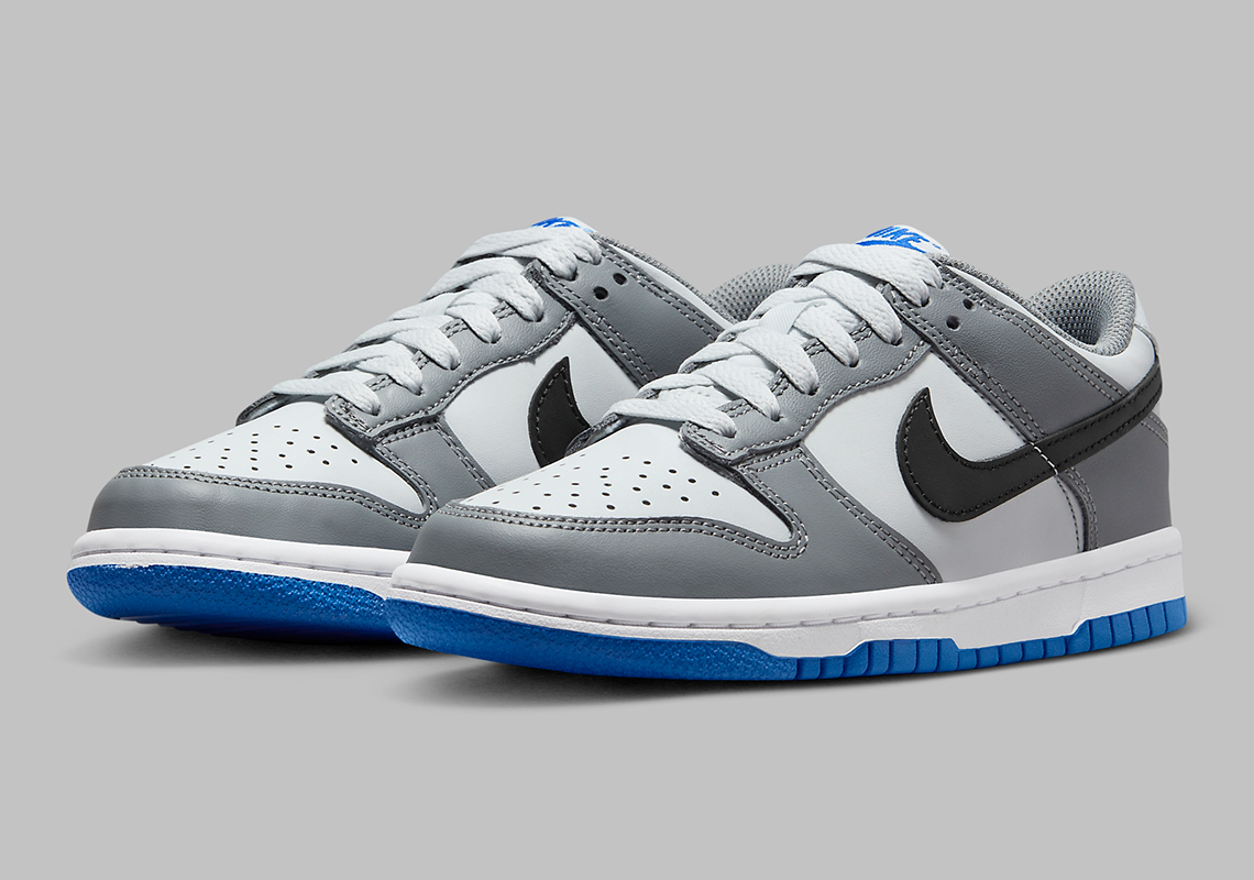 gray blue dunks