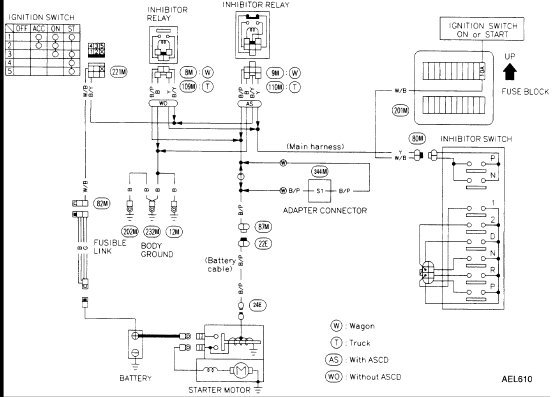 1995 nissan pickup relay diagram