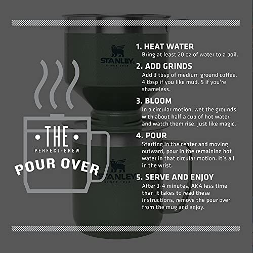 stanley pour over set instructions