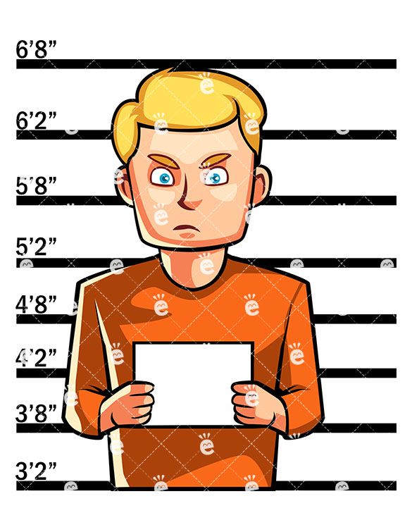 mugshot cartoon