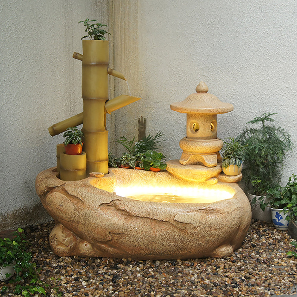 bamboo fountain