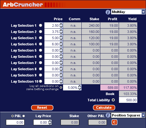 multi odds calculator